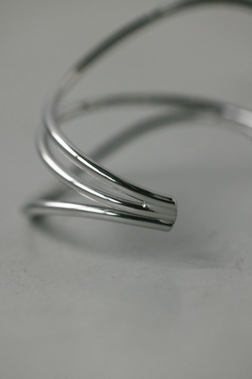 ウェーブバングル SLV FREE