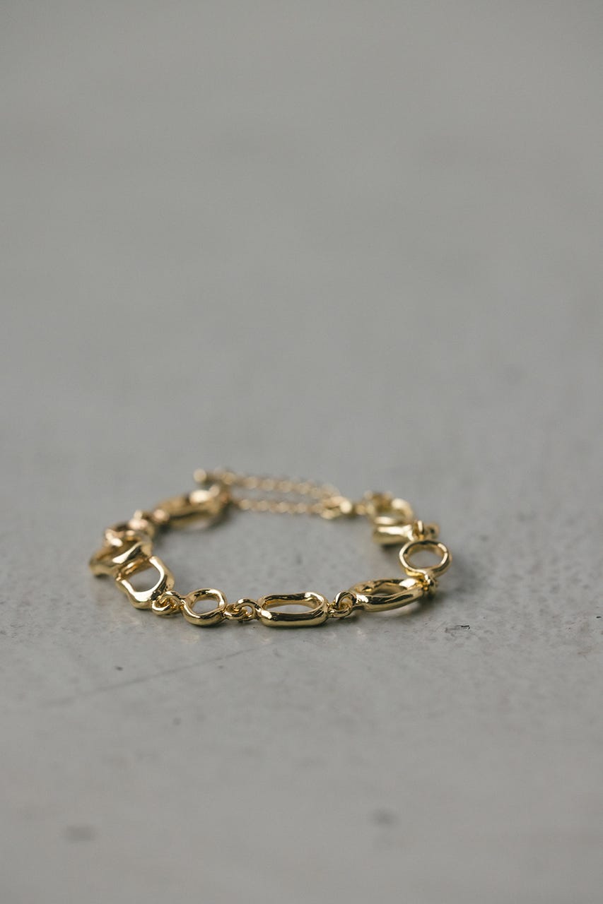 ランダムリングブレスレット GLD FREE