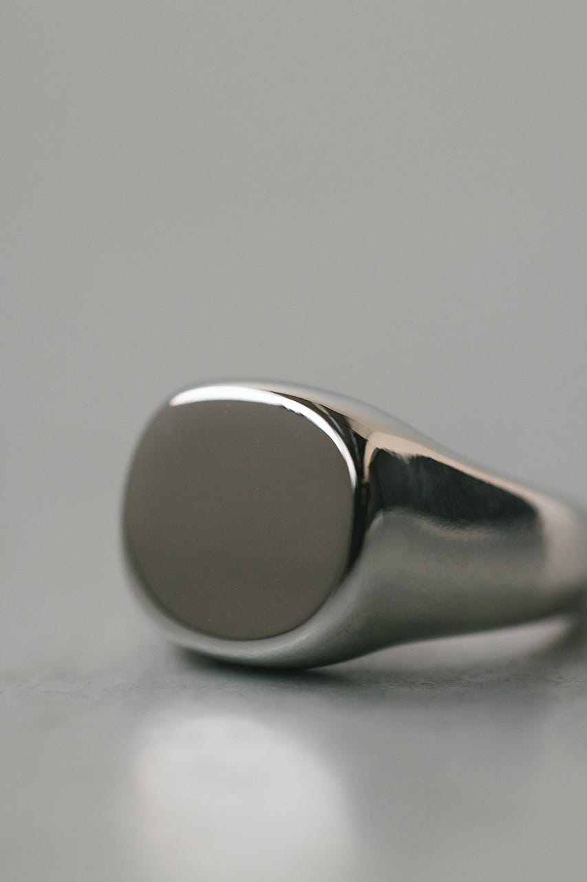 サークルシグネットリング SLV FREE