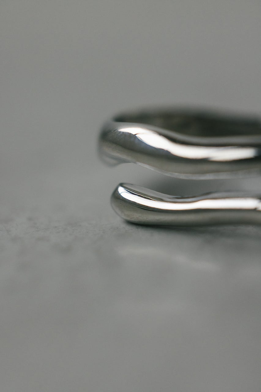 ダブルフィンガーリング SLV FREE