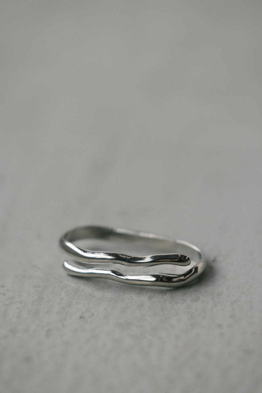 ダブルフィンガーリング SLV FREE