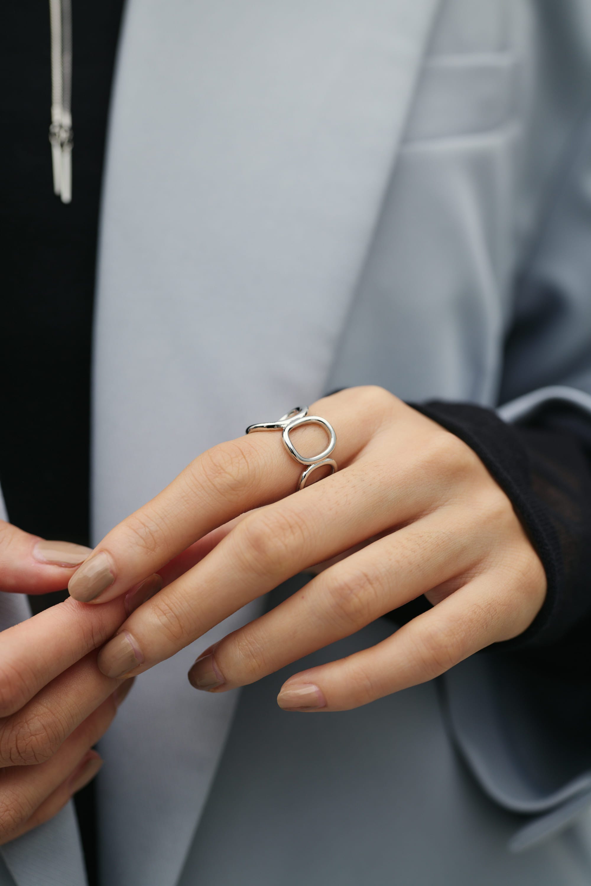 ランダムサークルリング SLV FREE