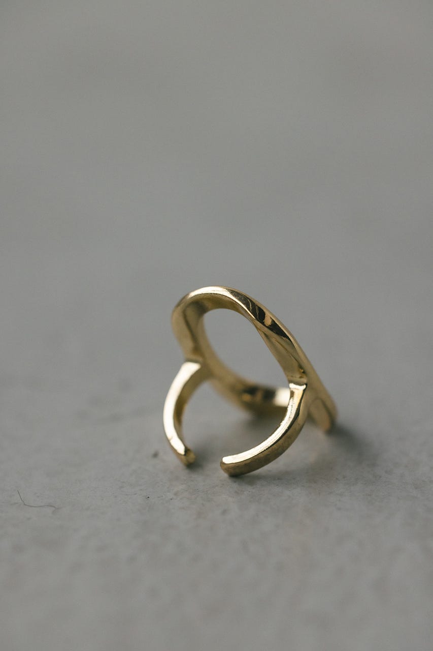 オーバルモチーフリング GLD FREE