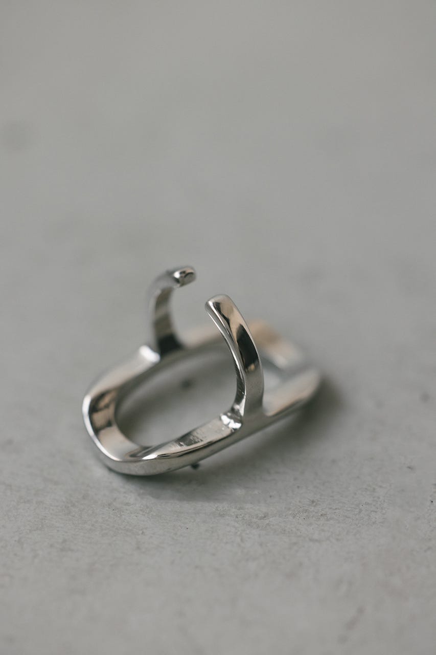 オーバルモチーフリング SLV FREE