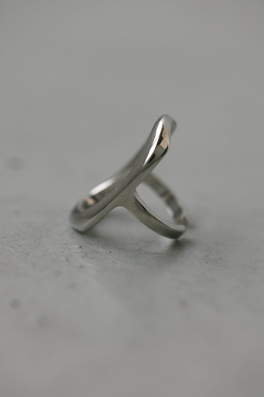 オーバルモチーフリング SLV FREE