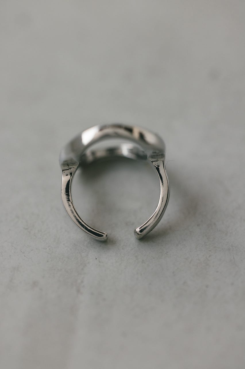 オーバルモチーフリング SLV FREE