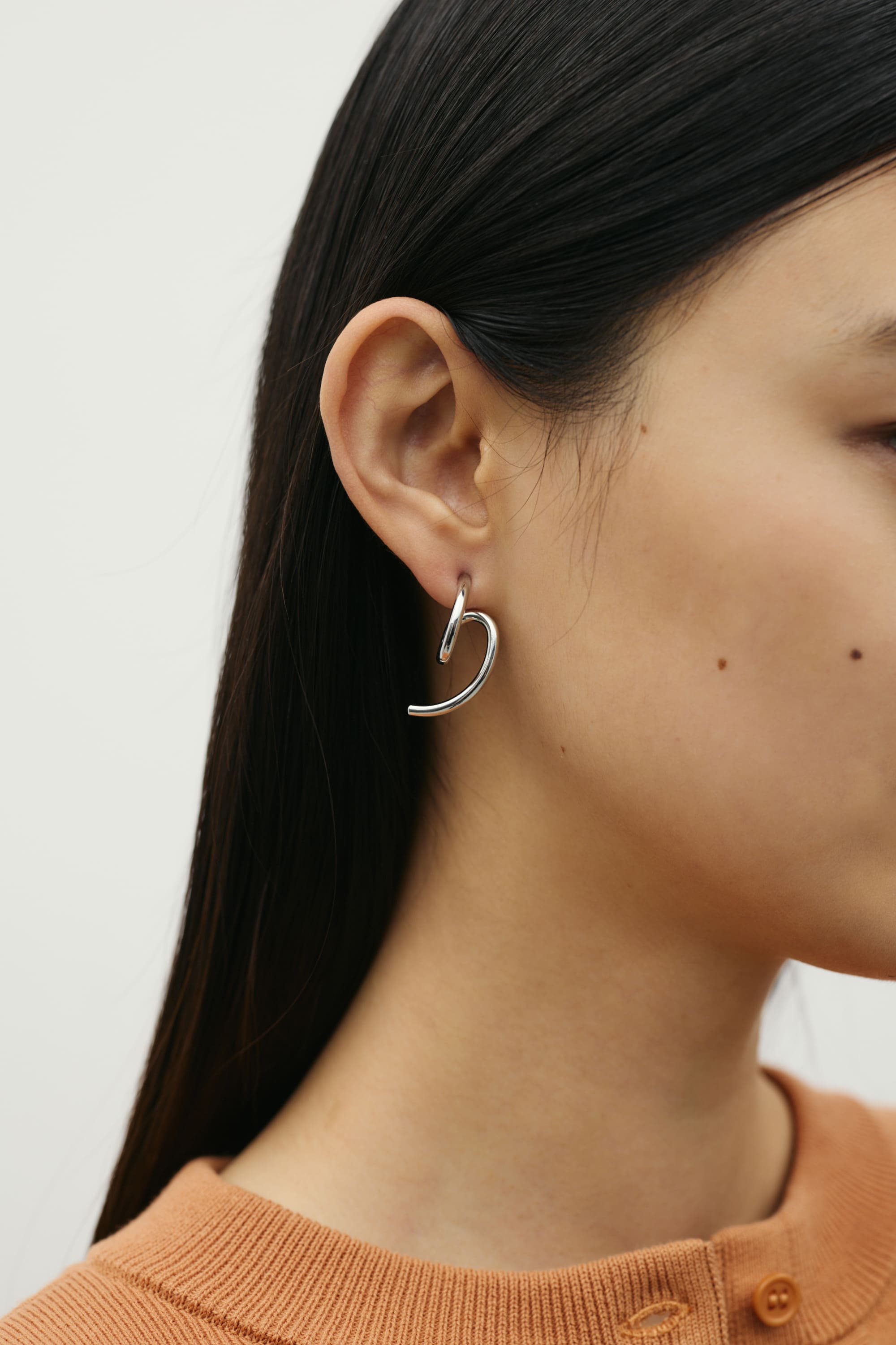 ノットラインピアス SLV FREE