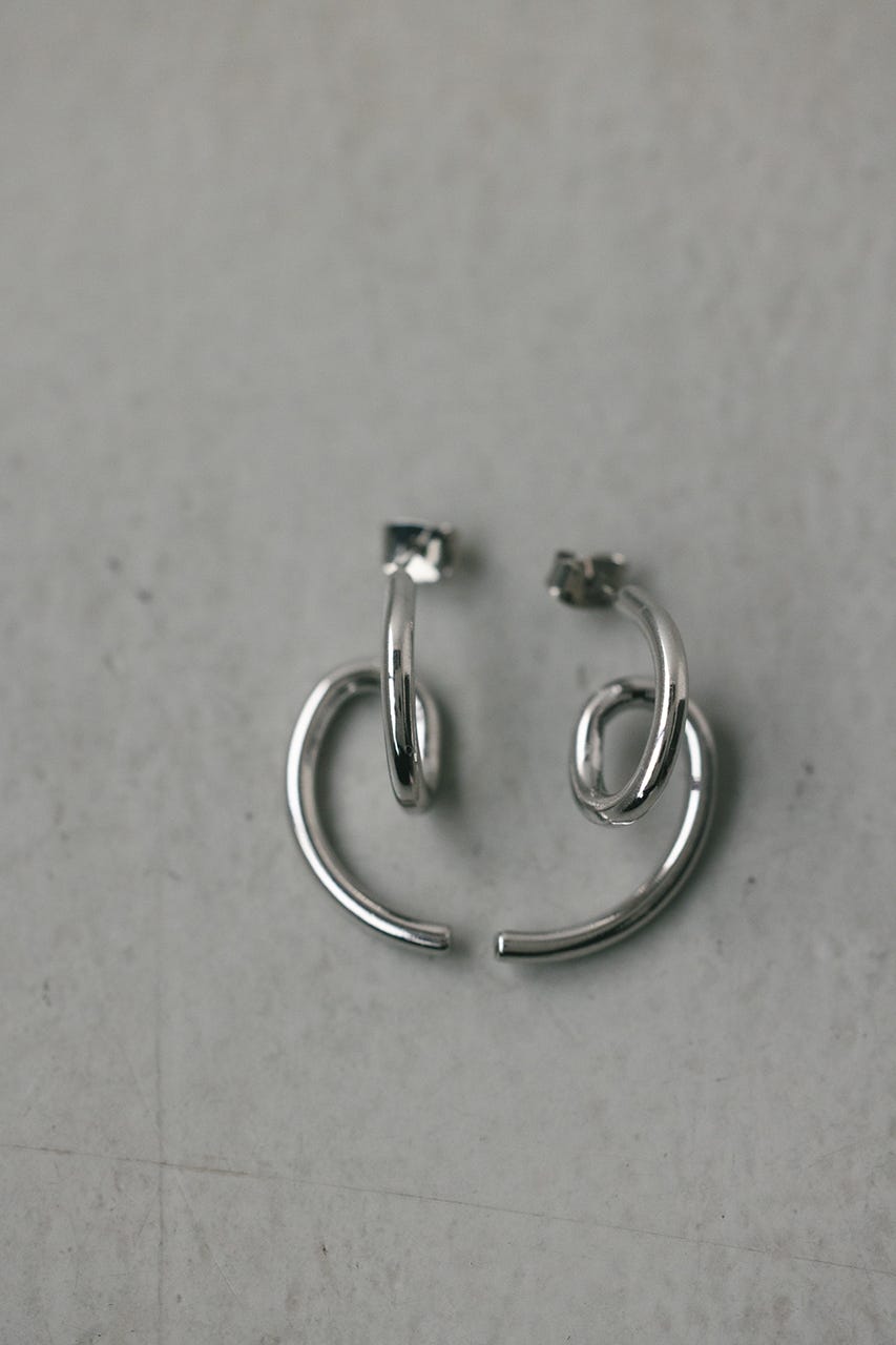 ノットラインピアス SLV FREE