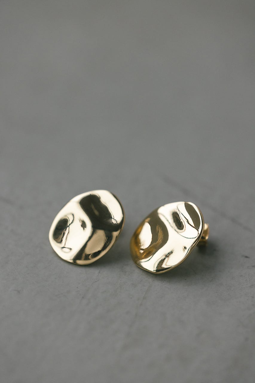 ラバフラットピアス GLD FREE