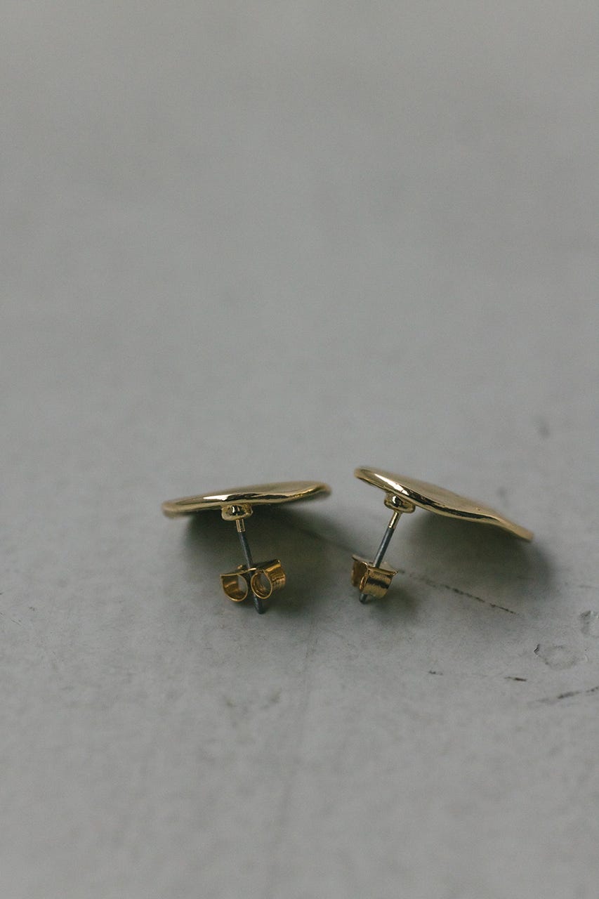 ラバフラットピアス GLD FREE