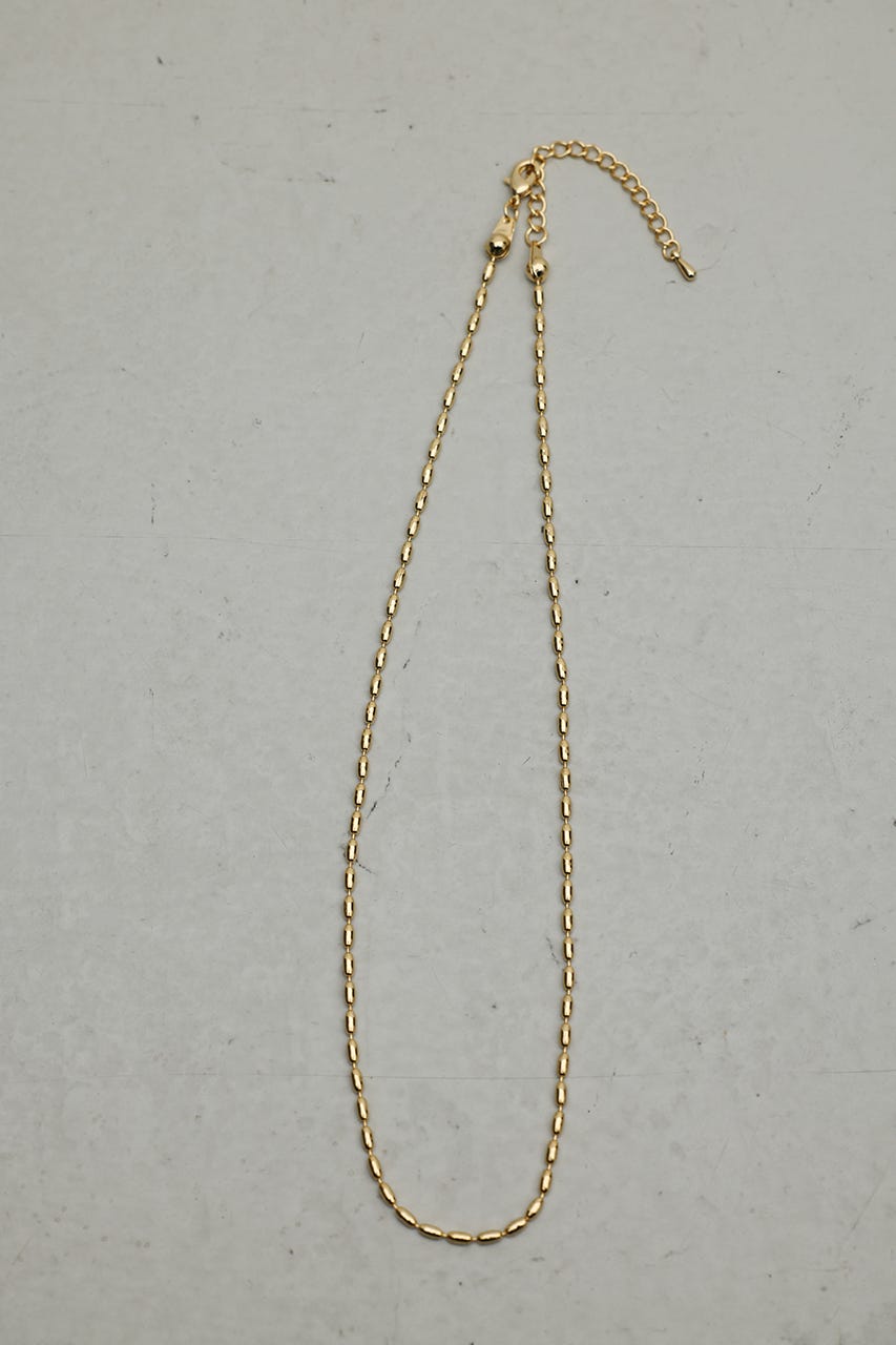 オーバルチェーンネックレス GLD FREE