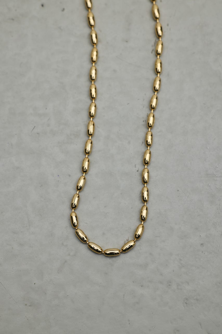 オーバルチェーンネックレス GLD FREE