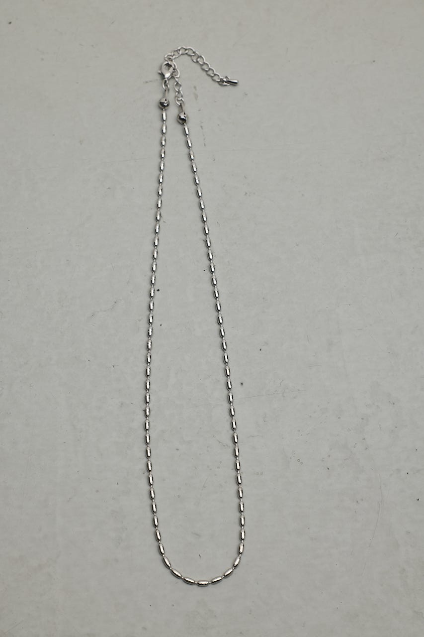 オーバルチェーンネックレス SLV FREE