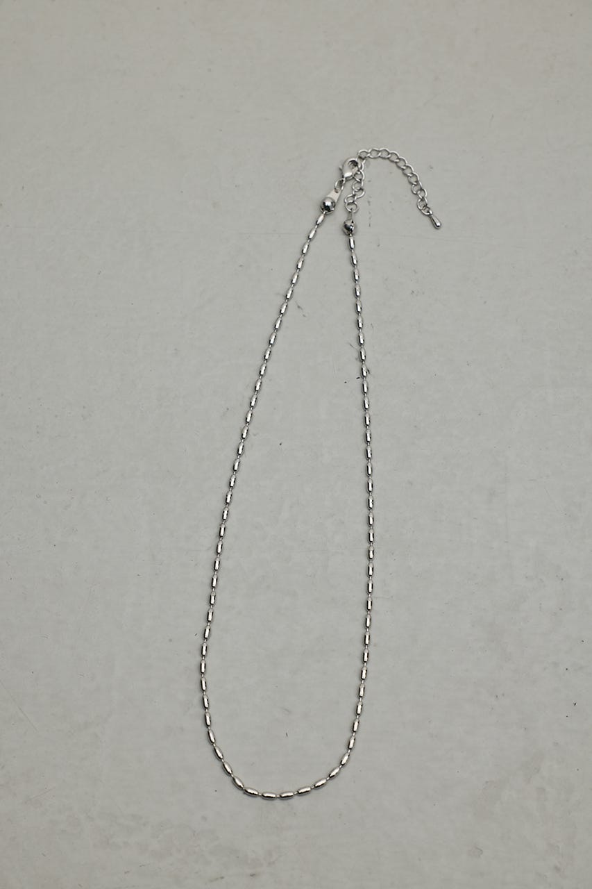 オーバルチェーンネックレス SLV FREE