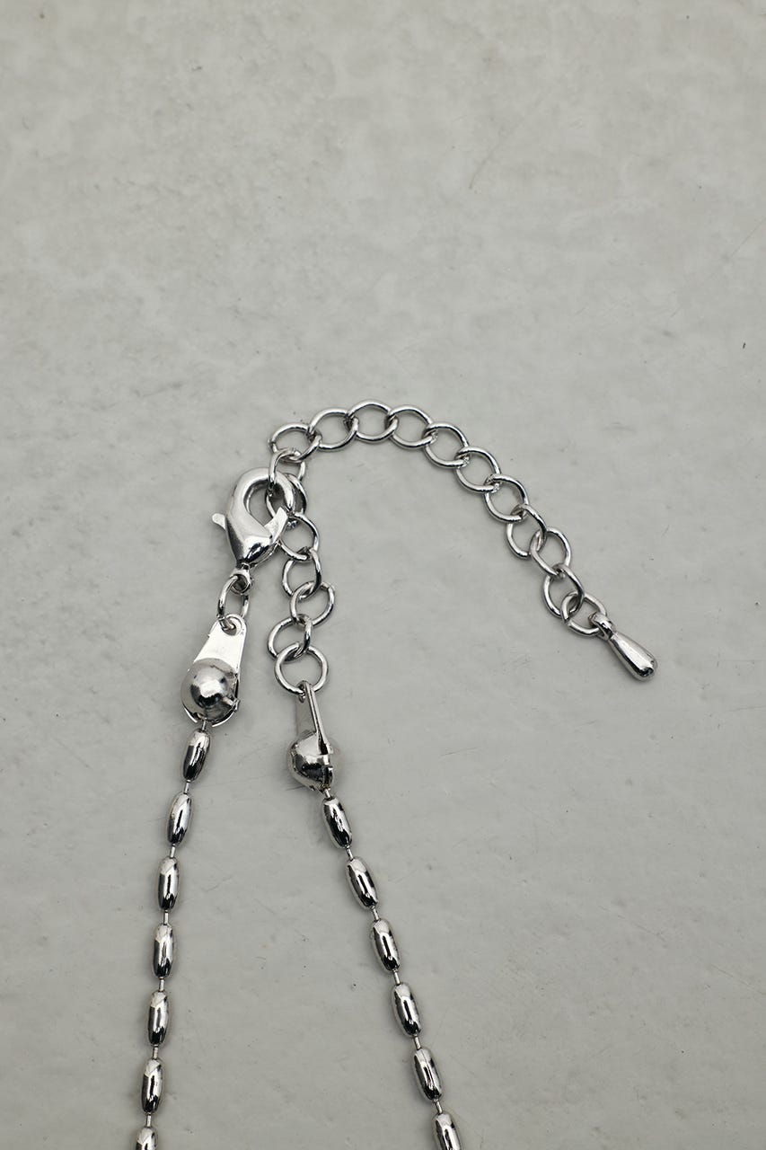 オーバルチェーンネックレス SLV FREE