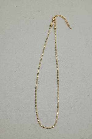 オーバルチェーンネックレス