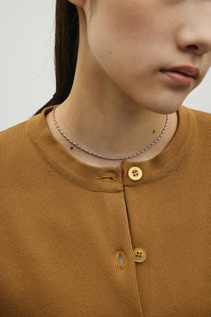 オーバルチェーンネックレス