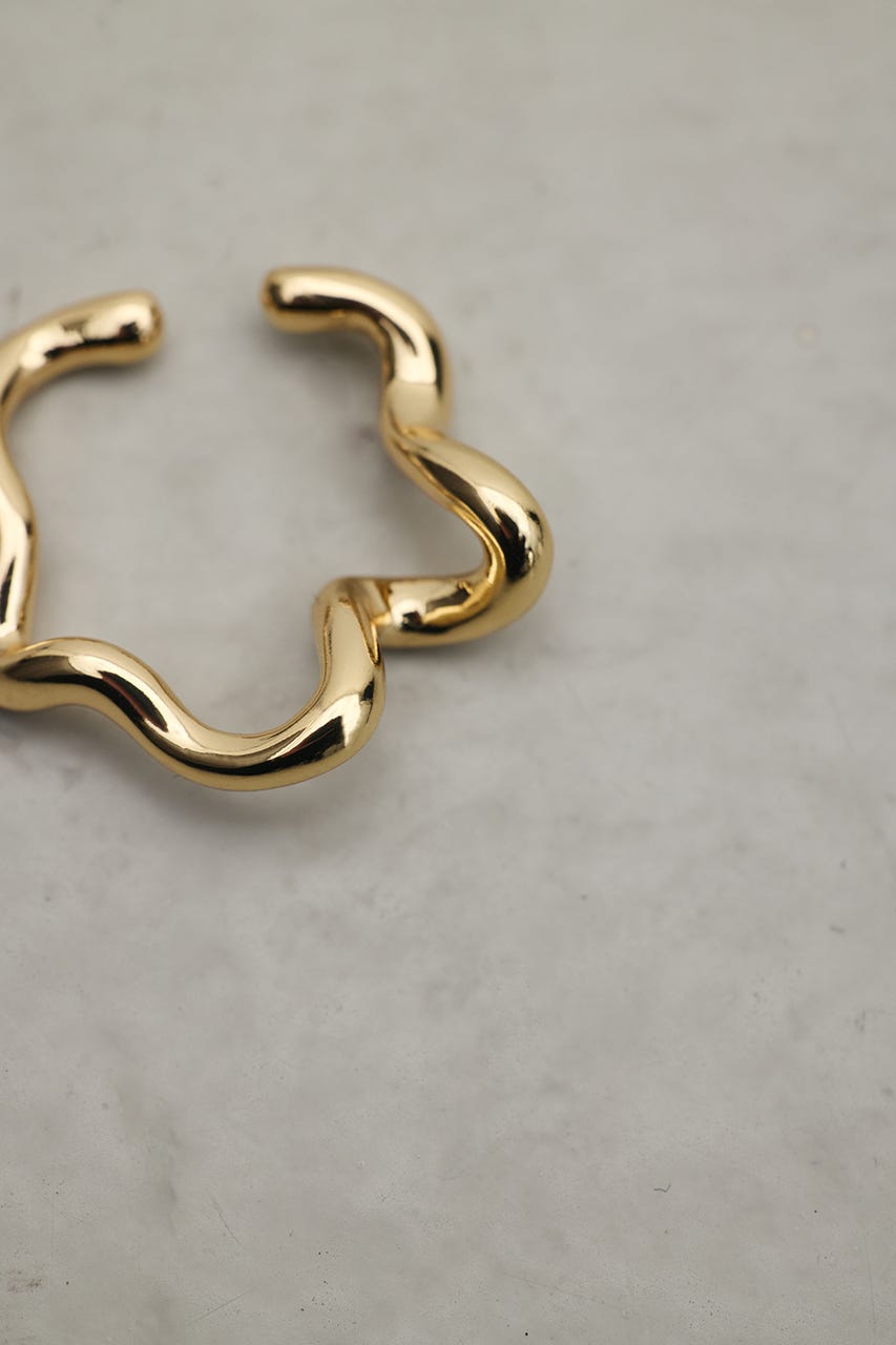 ウェーブラインイヤーカフ GLD FREE
