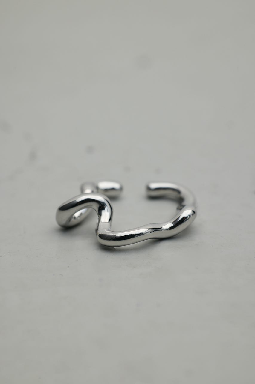 ウェーブラインイヤーカフ SLV FREE