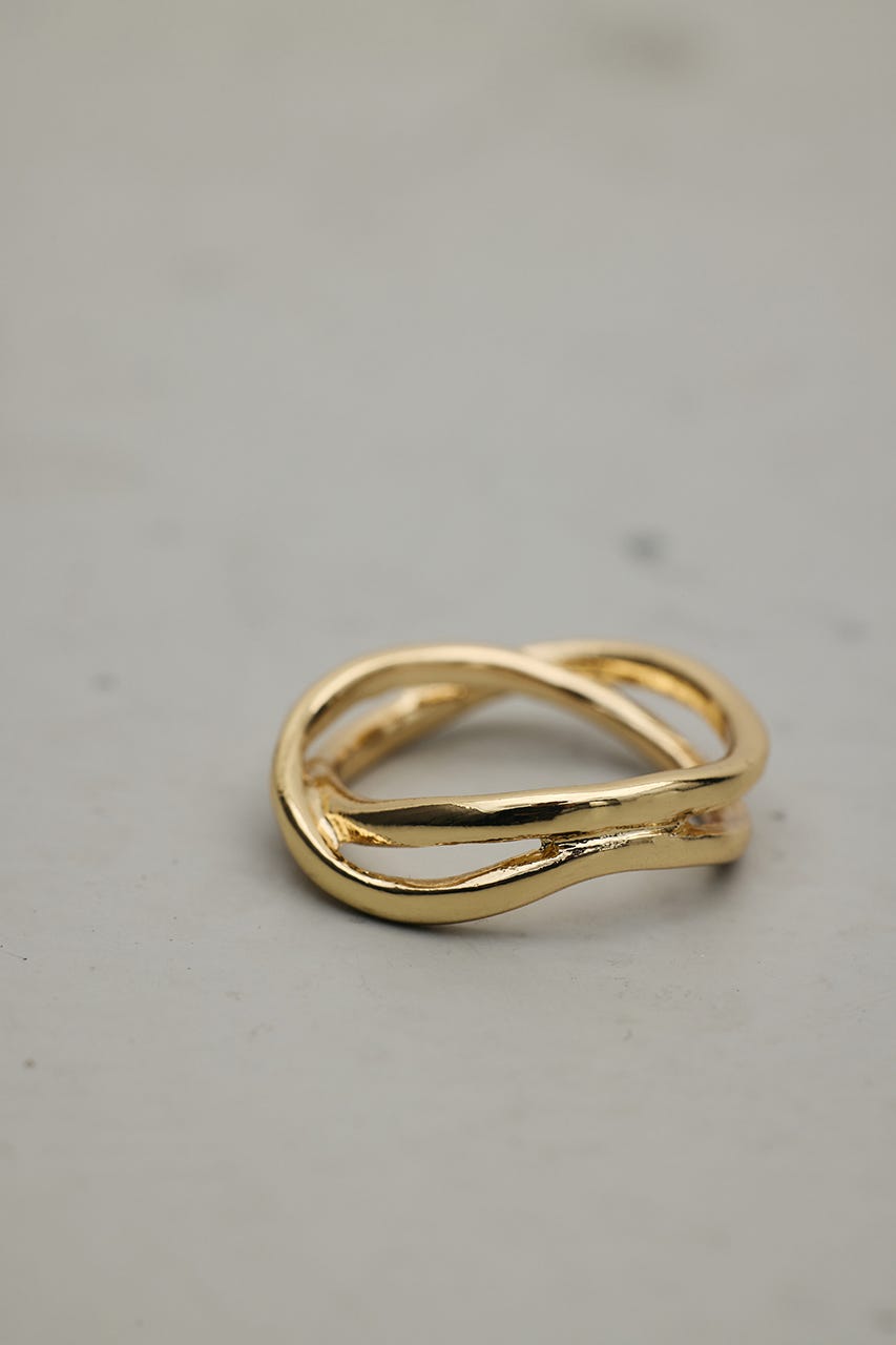クロスラインリング GLD FREE