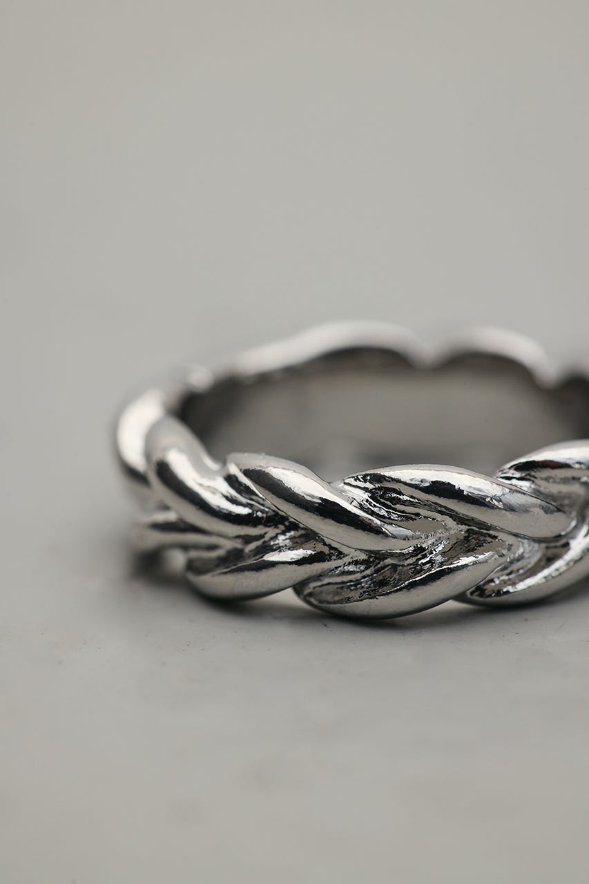 ツイストデザインリング SLV FREE