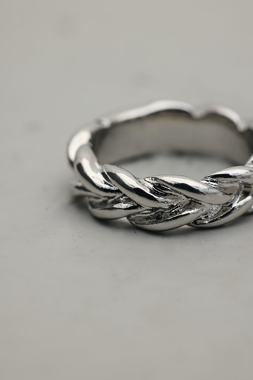 ツイストデザインリング SLV FREE