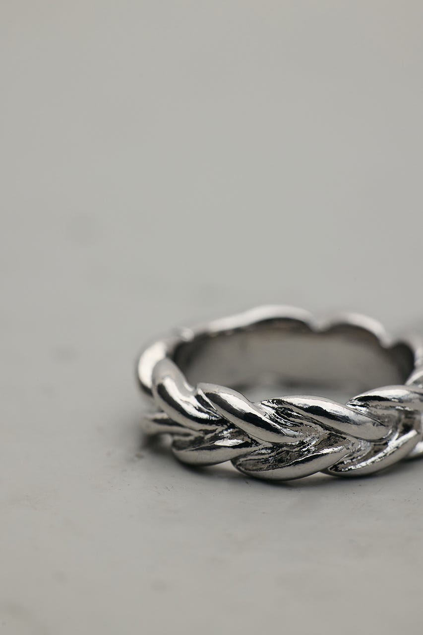 ツイストデザインリング SLV FREE
