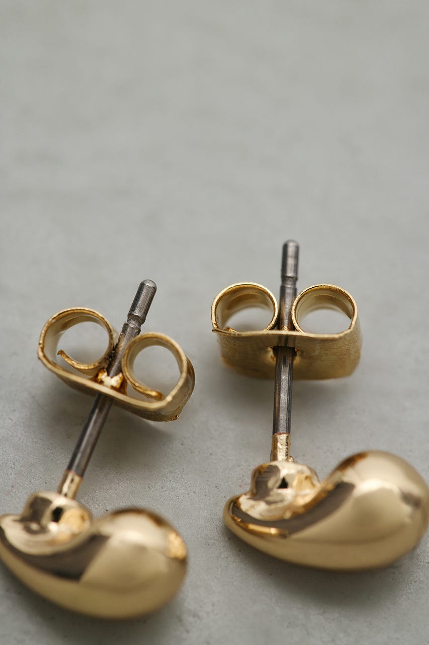 ミニマムドロップピアス GLD FREE