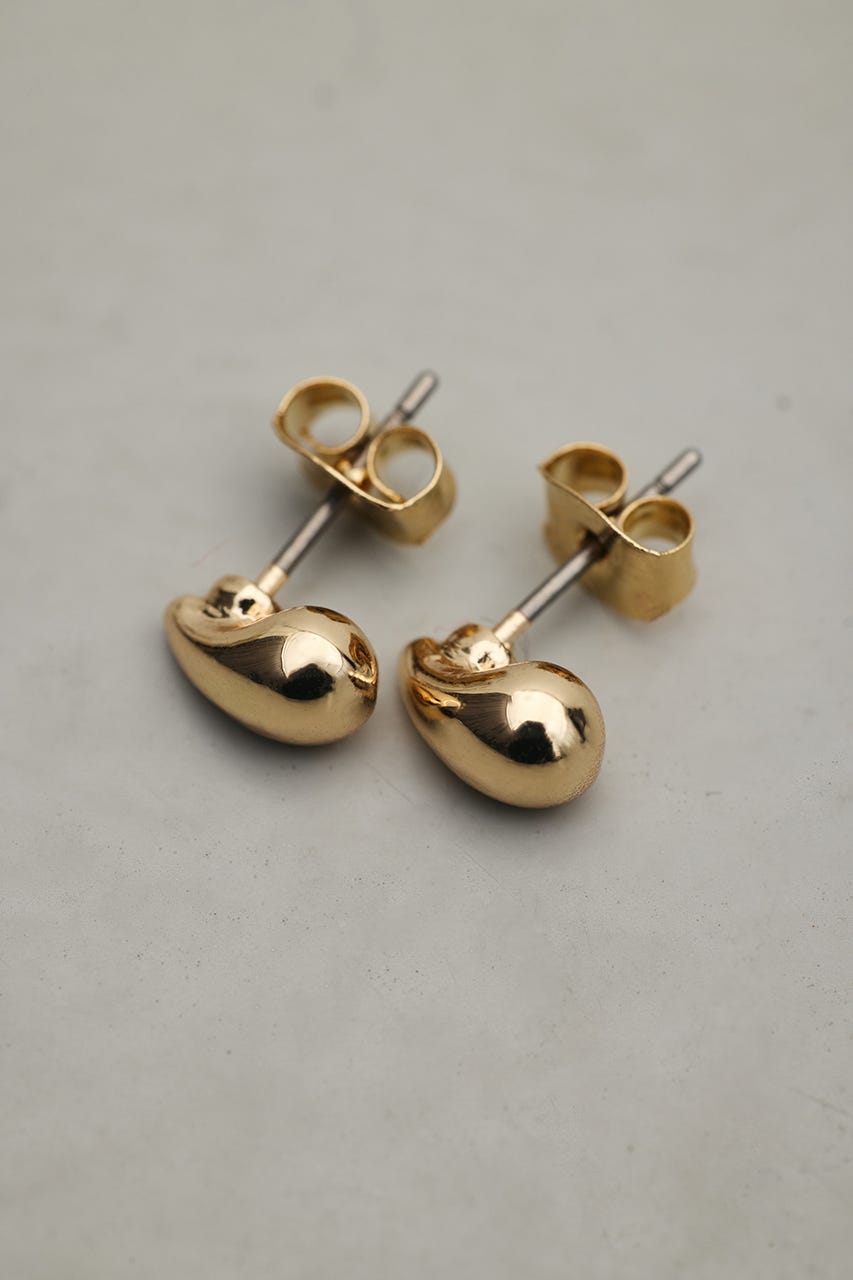 ミニマムドロップピアス GLD FREE