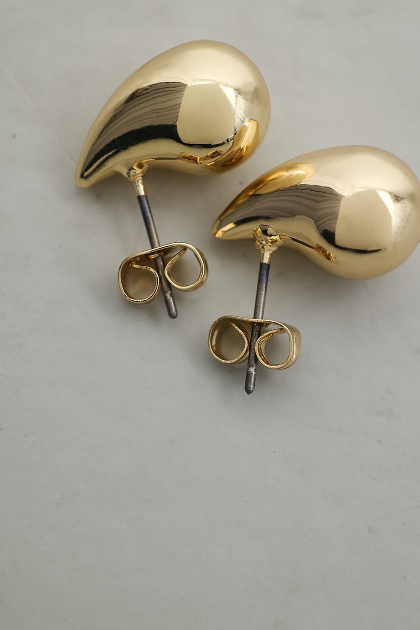 ドロップモチーフピアス GLD FREE