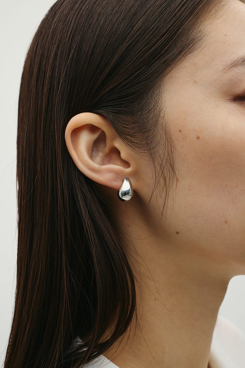 ドロップモチーフピアス SLV FREE