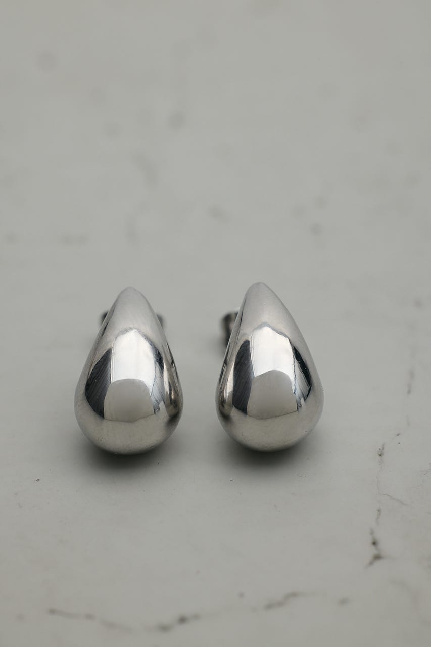 ドロップモチーフピアス SLV FREE