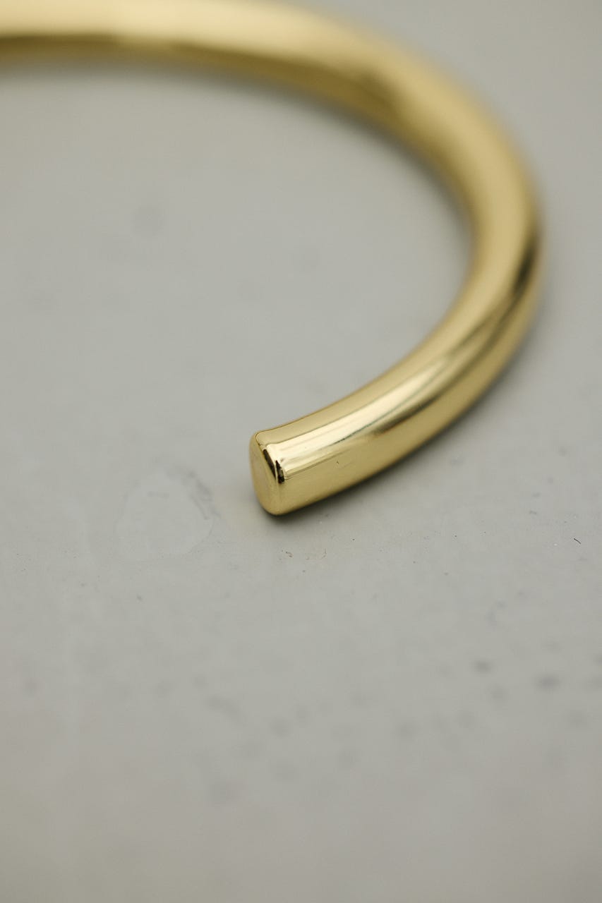 プレーンラインバングル GLD FREE