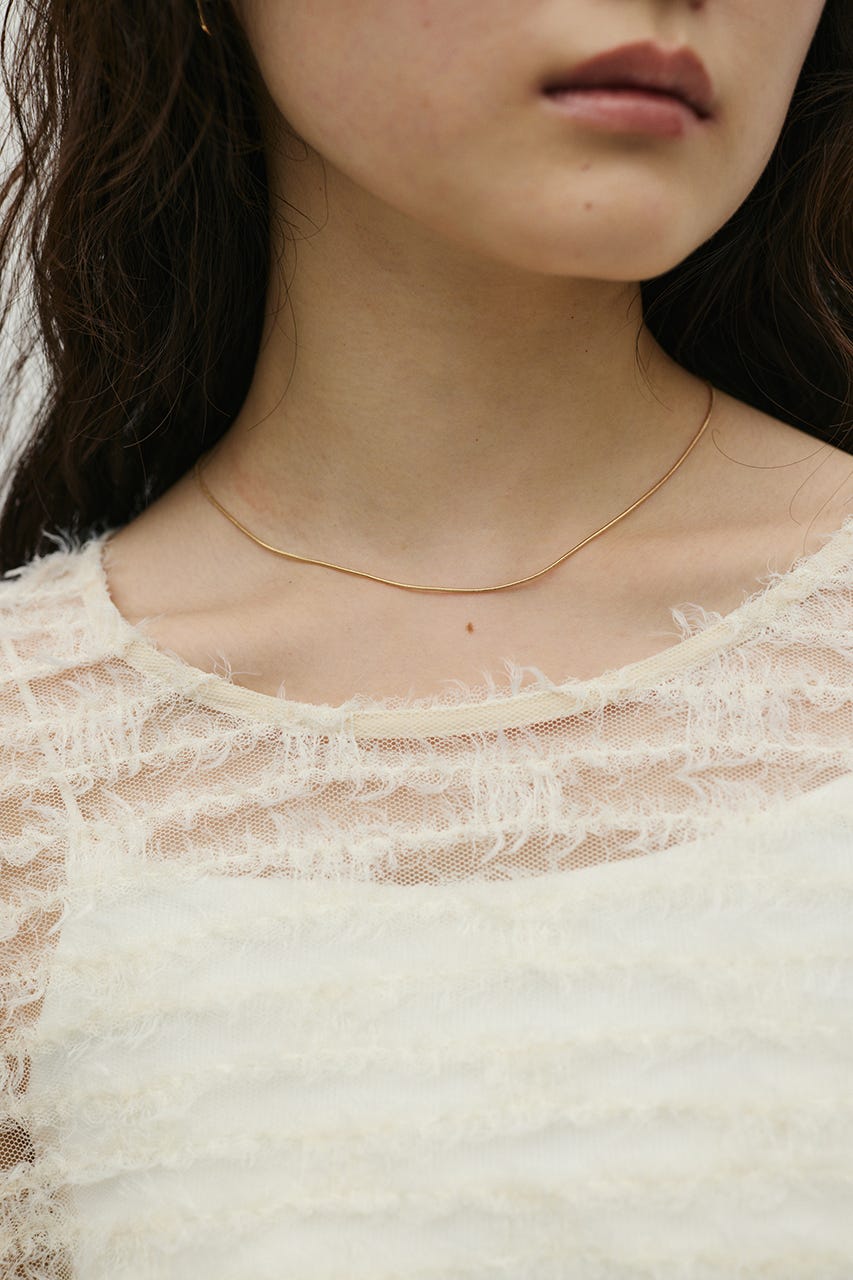 スネークチェーンネックレス GLD FREE