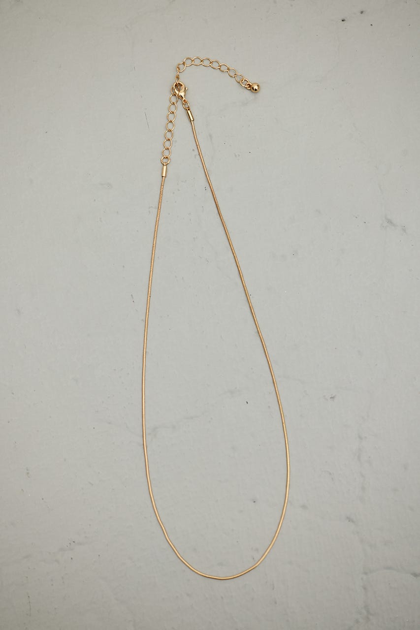 スネークチェーンネックレス GLD FREE