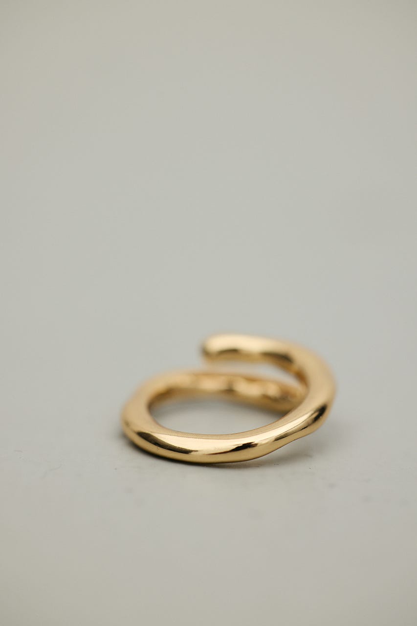 フォークデザインリング GLD FREE