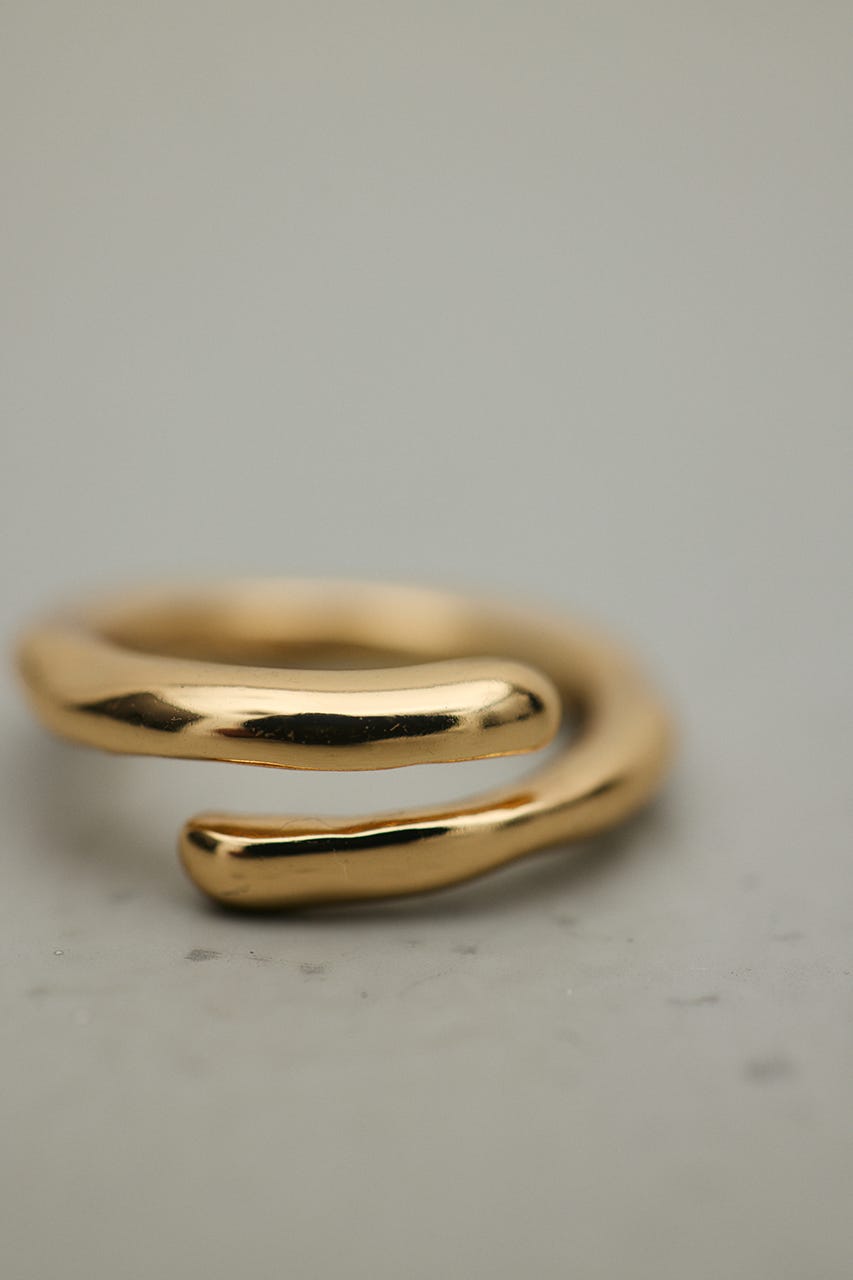 フォークデザインリング GLD FREE