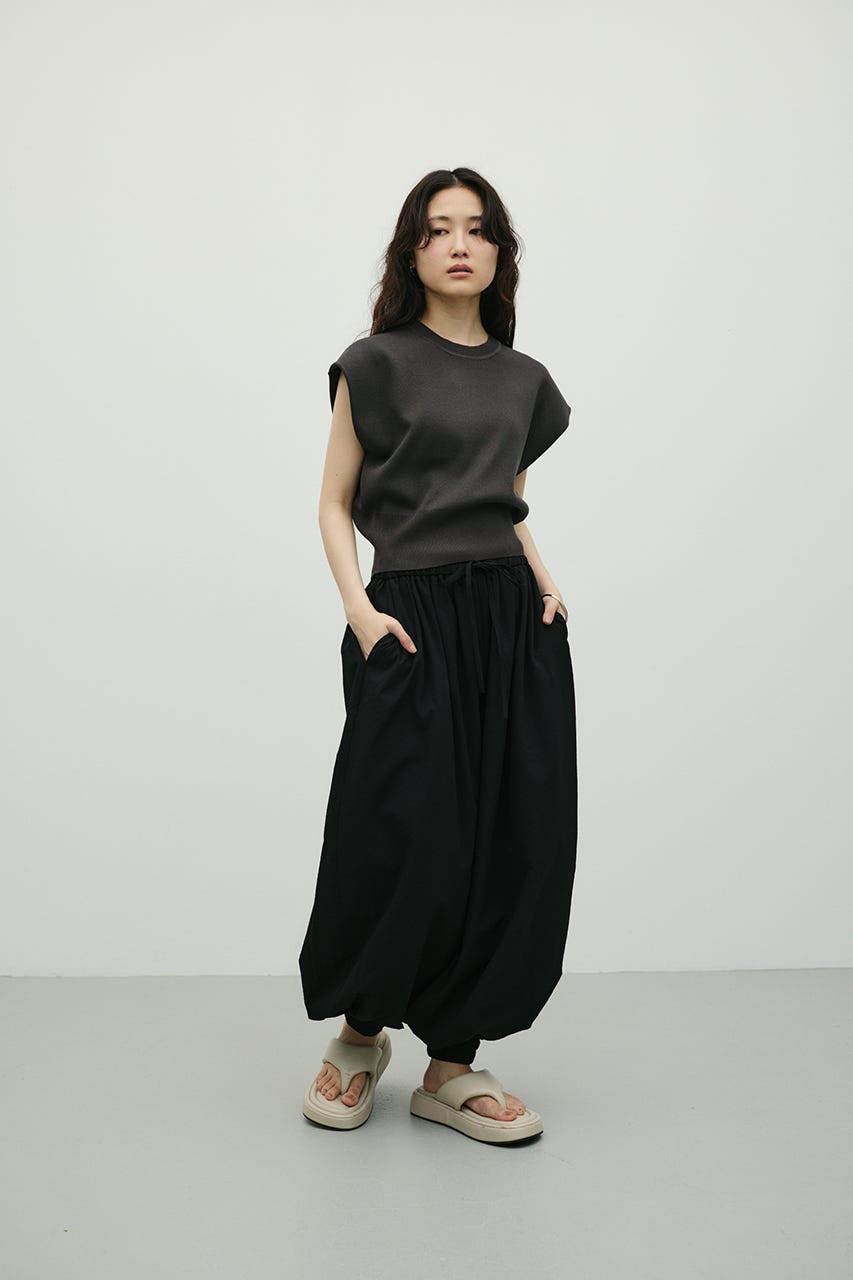 ショルダータックニット C.GRY FREE