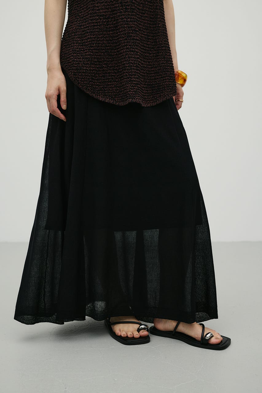 ドライニットシアースカート BLK S