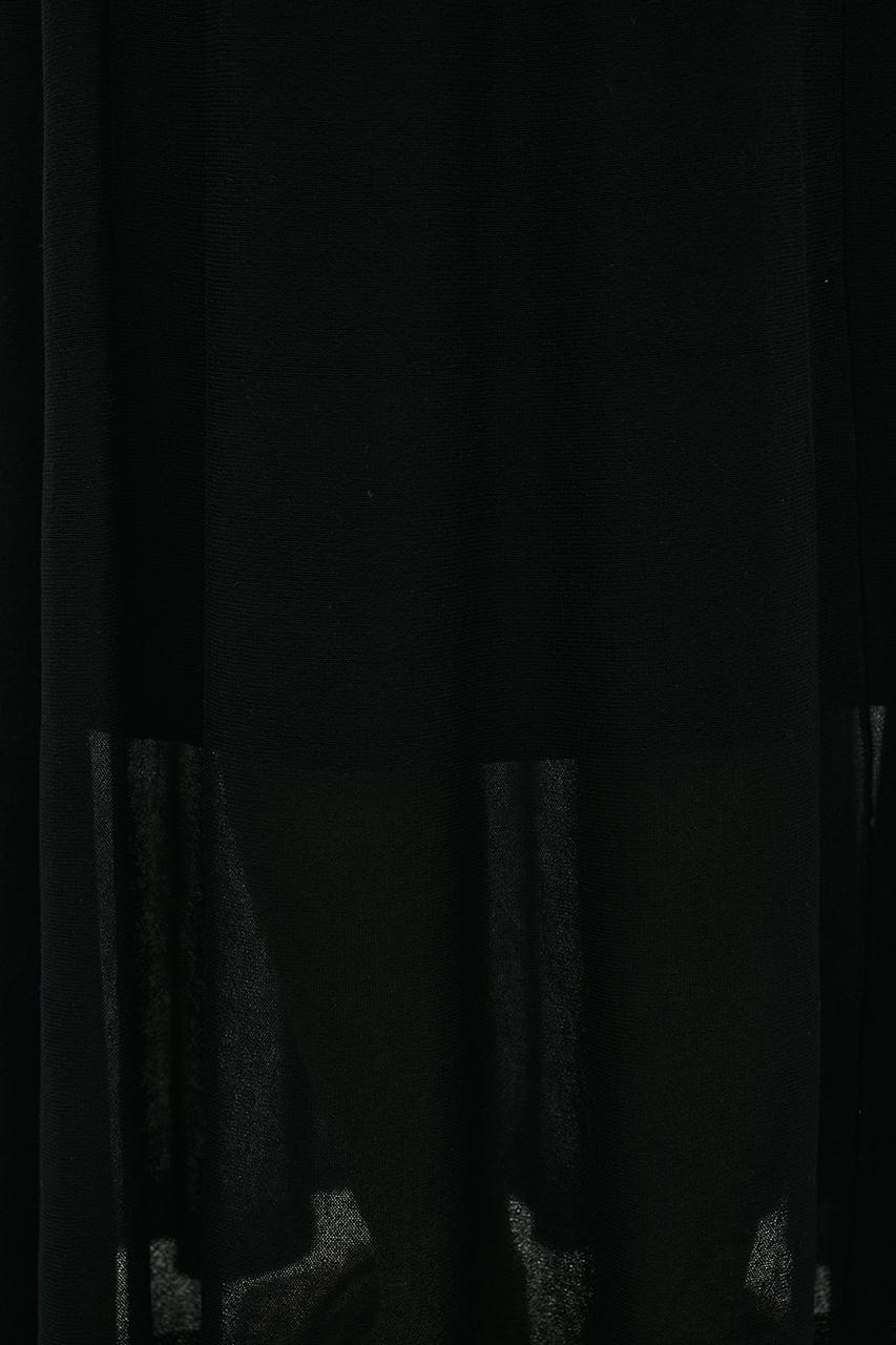 ドライニットシアースカート BLK S