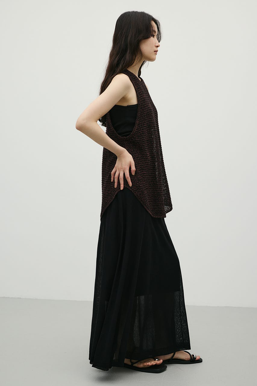 ドライニットシアースカート BLK S