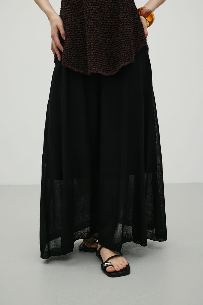 ドライニットシアースカート BLK S