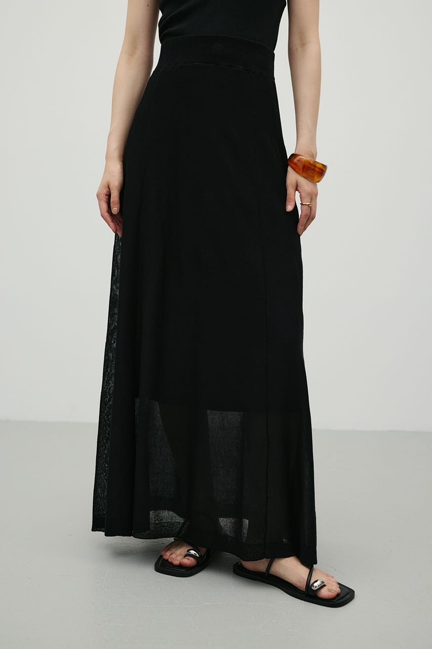 ドライニットシアースカート BLK S
