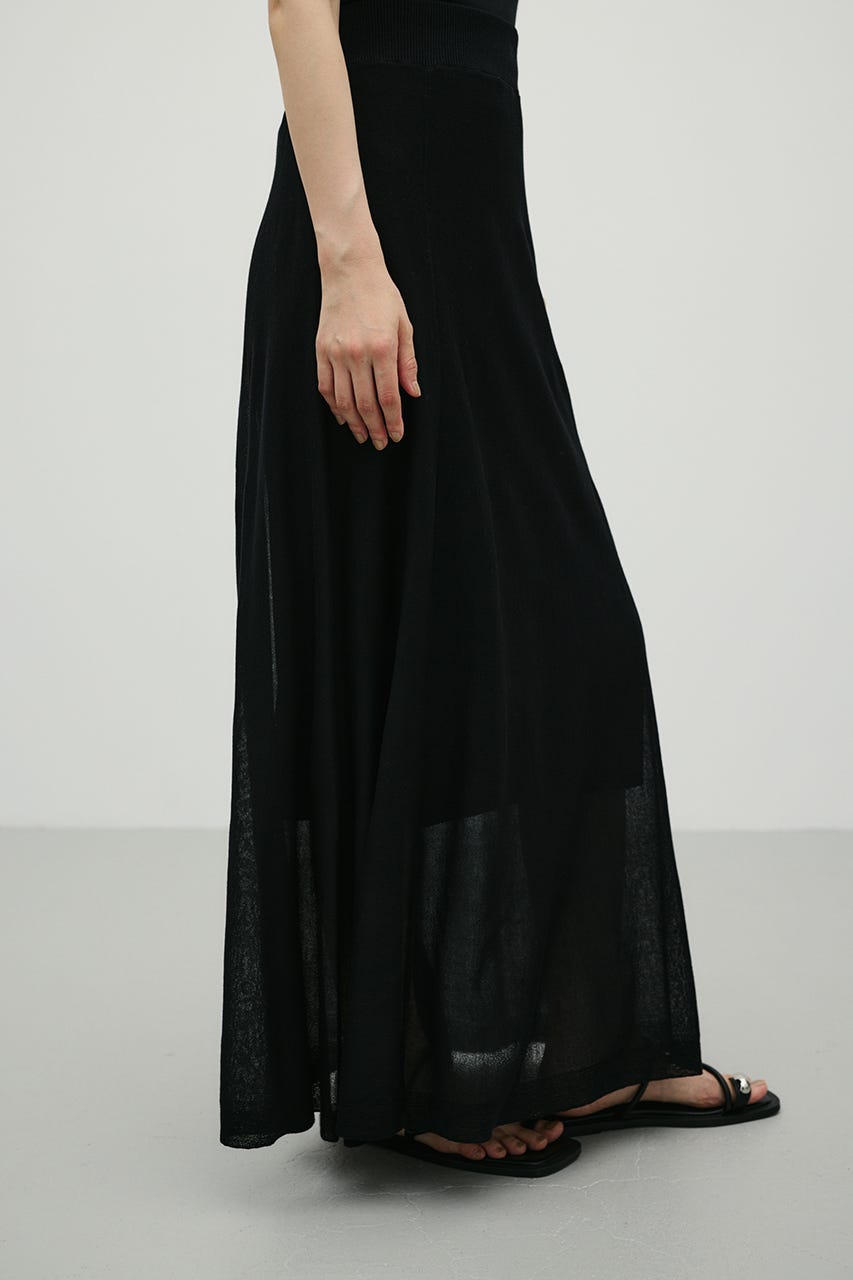 ドライニットシアースカート BLK S