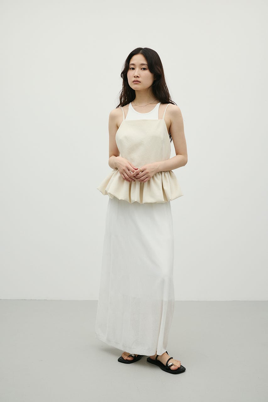 ドライニットシアースカート WHT M