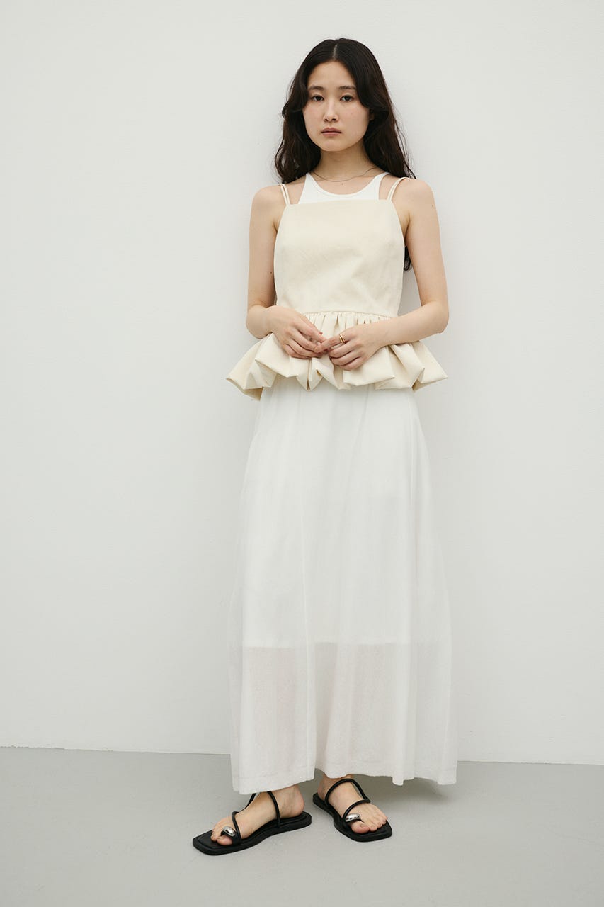 ドライニットシアースカート WHT M