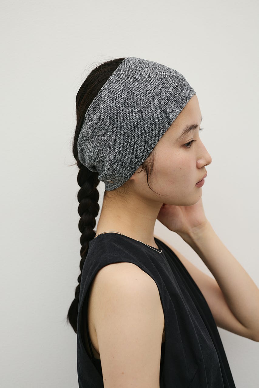 メランジニットターバン C.GRY FREE