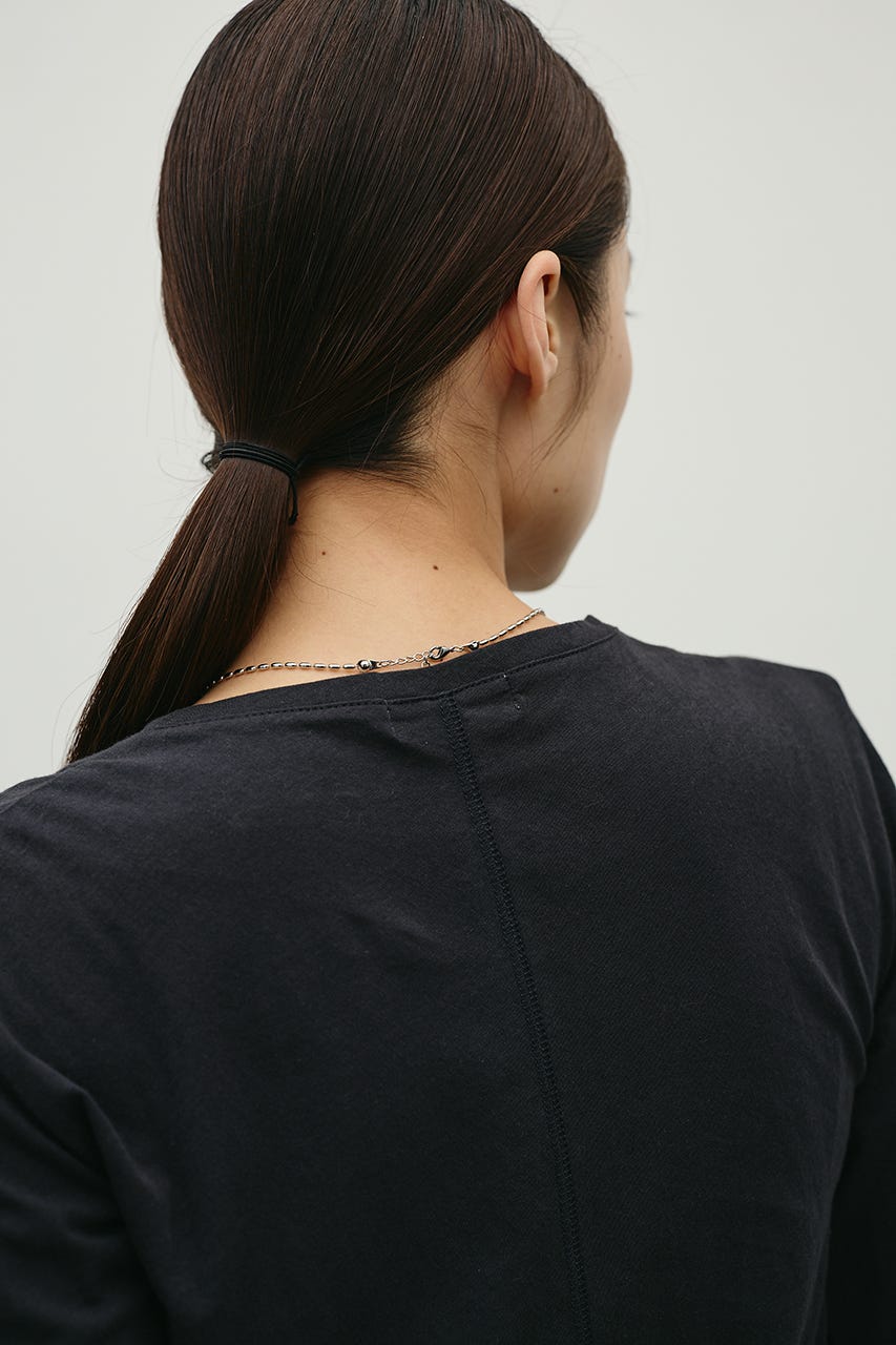 シアーバックシームT BLK FREE