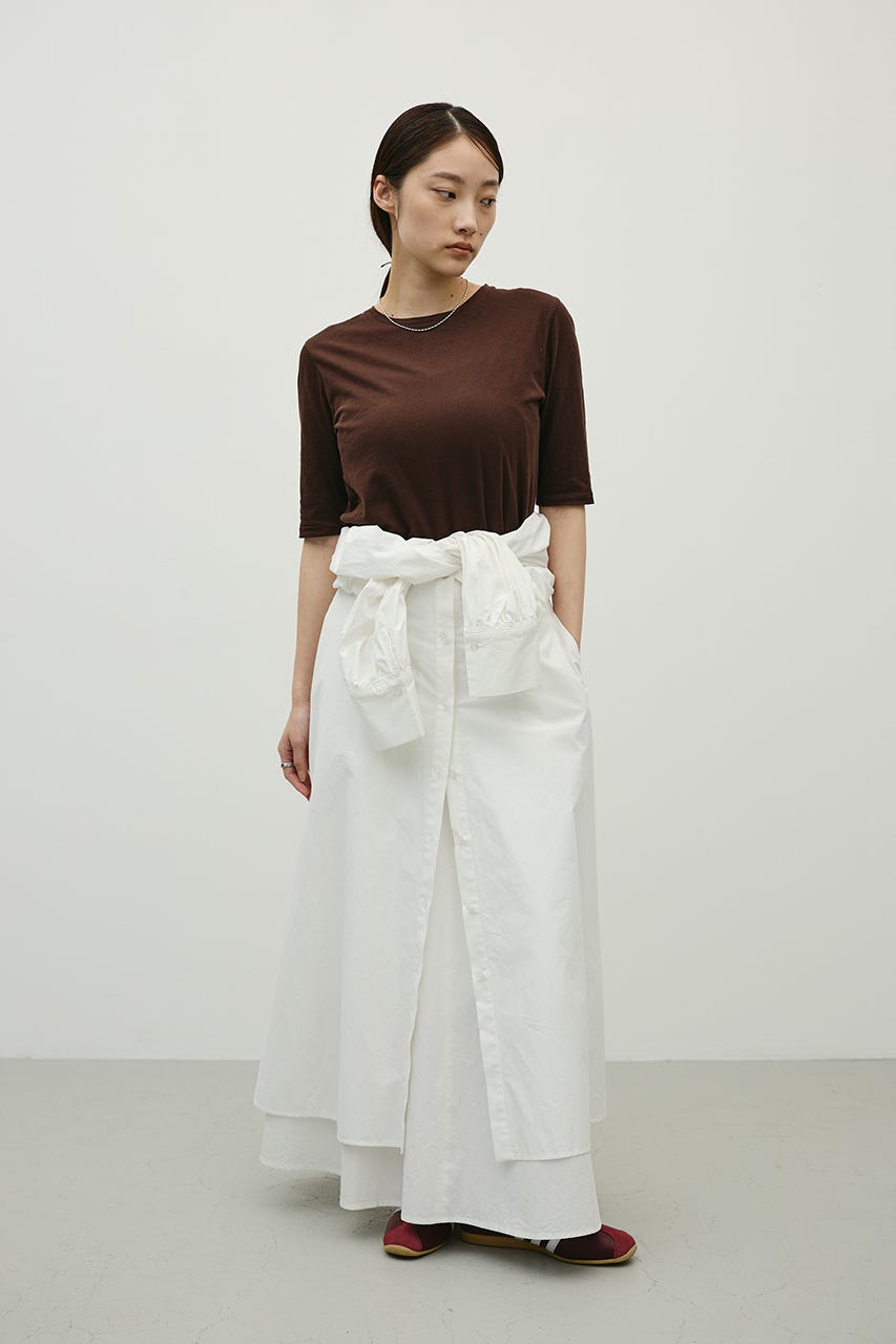 シアーバックシームT BRN FREE