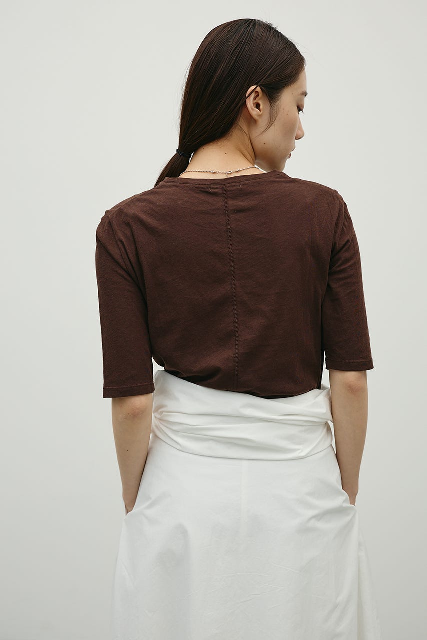 シアーバックシームT BRN FREE